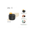 Dressing and Sauce Container To Go - Black