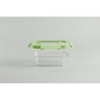 Glass Container Rectangular, 1050 ml - Green