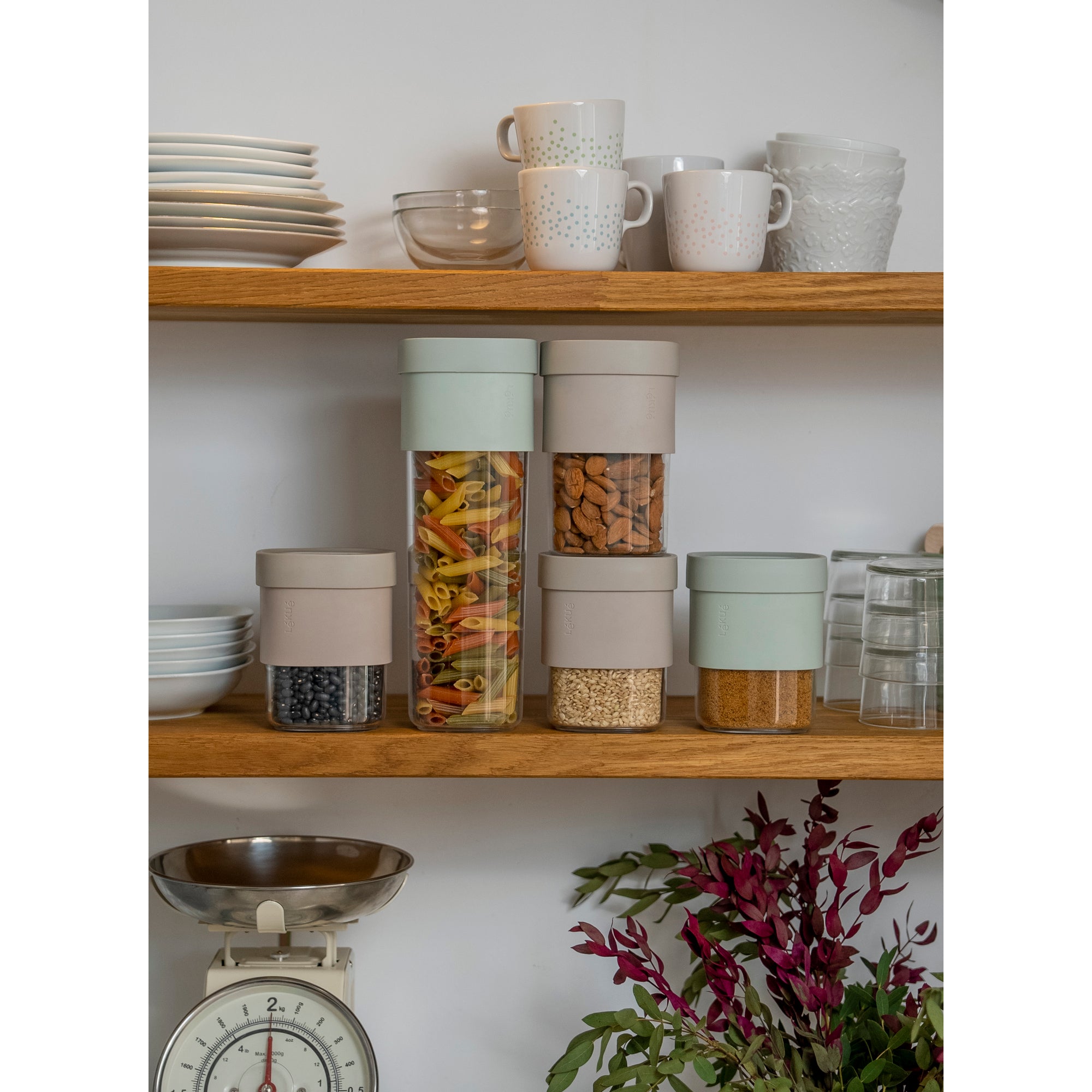 Flip Storage Food Container Large - Green