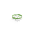 Glass Container Square, 800 ml - Green