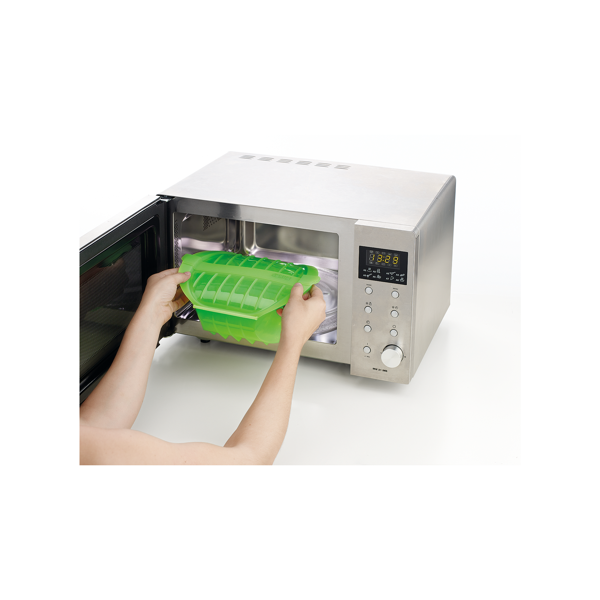 Deep Micro Steam Cooker 1-2p - Green
