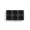 Doughnuts Mould - 6 cav - Black