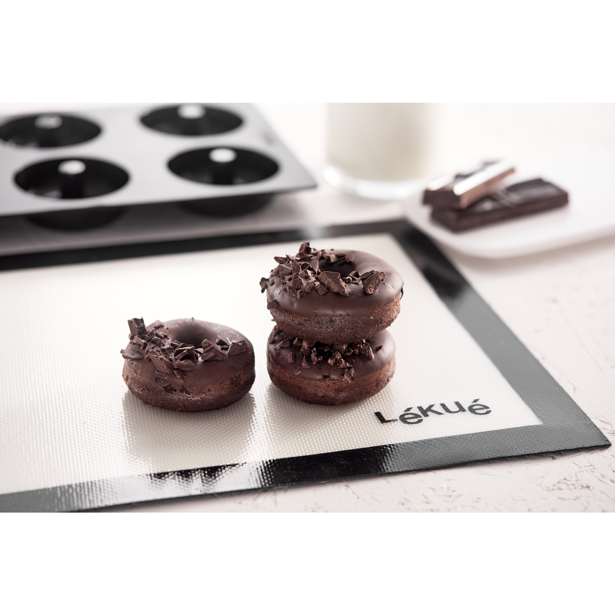 Doughnuts Mould - 6 cav - Black