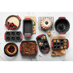 Non-Stick Doughnuts Mould, 6 Hole - Grey