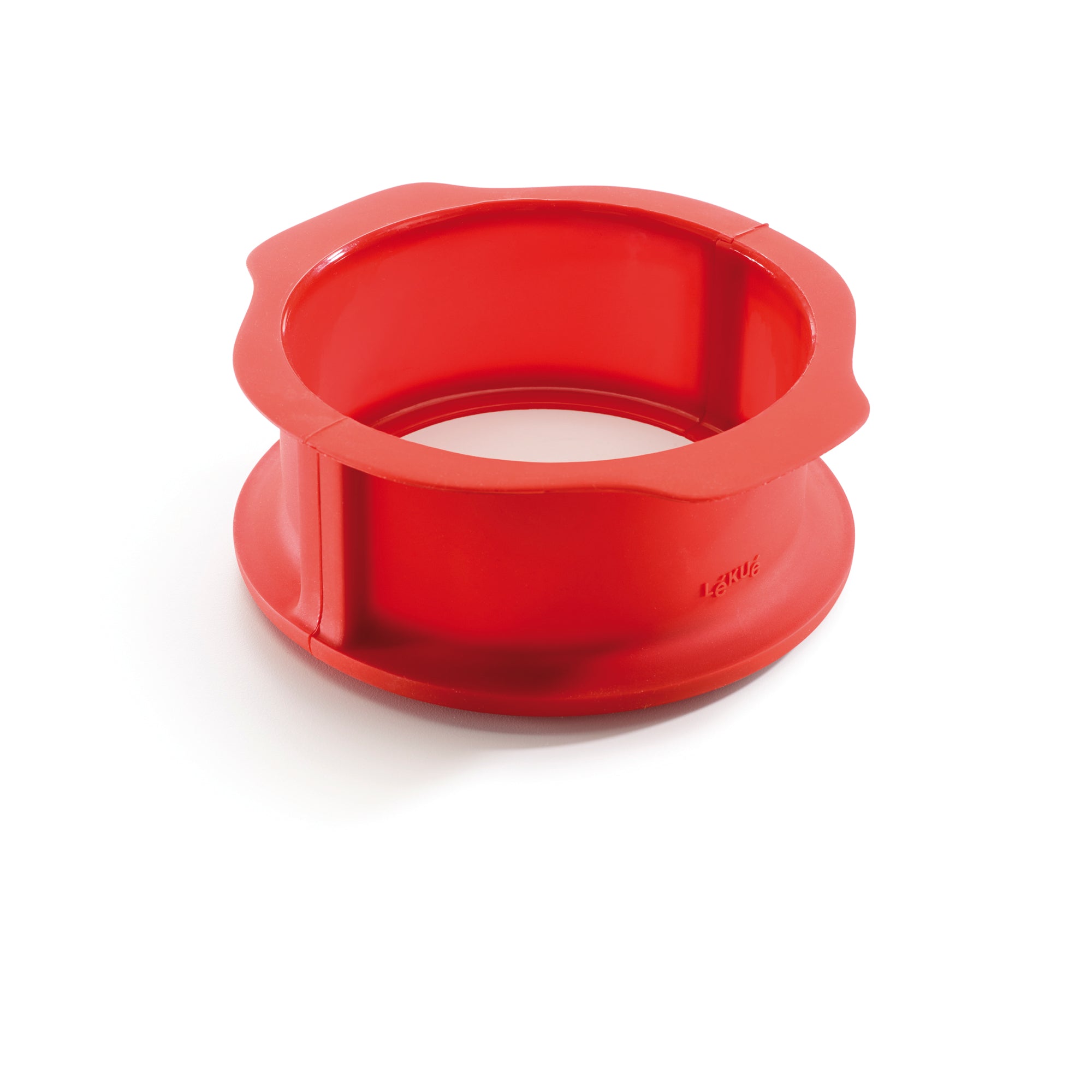 Duo Springform with plate - 15cm - Red