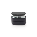 LunchBox To Go Set with cutlery - Black