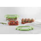 Glass leakproof Container Rect. 370ml