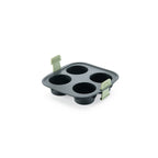 Air fryer Muffins Mould, 4 hole - Grey