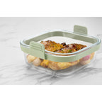 Air fryer Square Glass Dish - Transparent