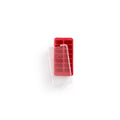 Rectangular Ice Cube Tray with Lid - Red