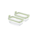 Air fryer Dual rectangular Glass Dishes Set of 2