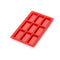 Financier Mould - 9 cav - Red