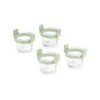 Air fryer Glass Mini Cups Set of 4 - Transparent