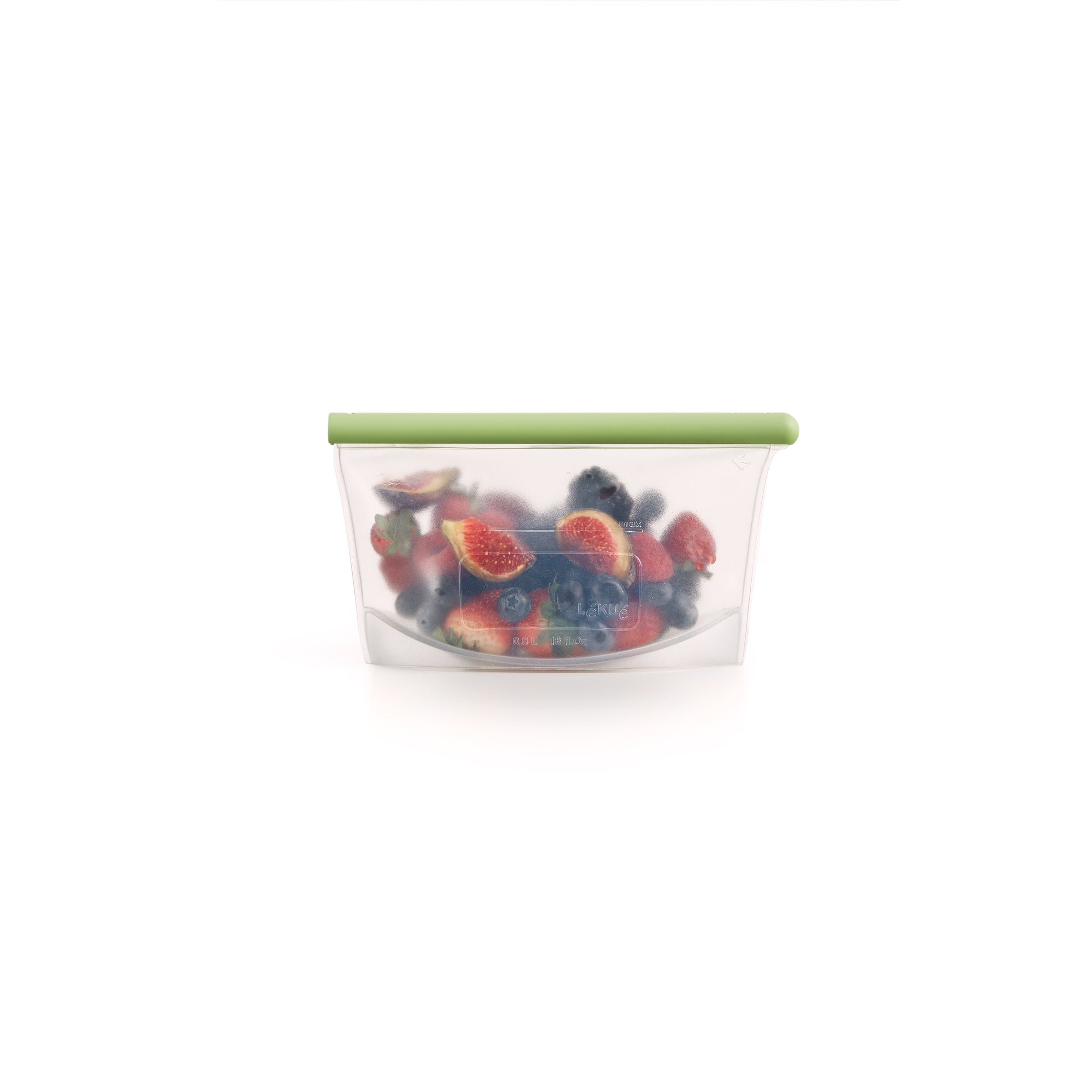 Reusable Silicone Bag, 0,5 L - Green