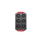 Non-Stick Doughnuts Mould, 6 Hole - Grey
